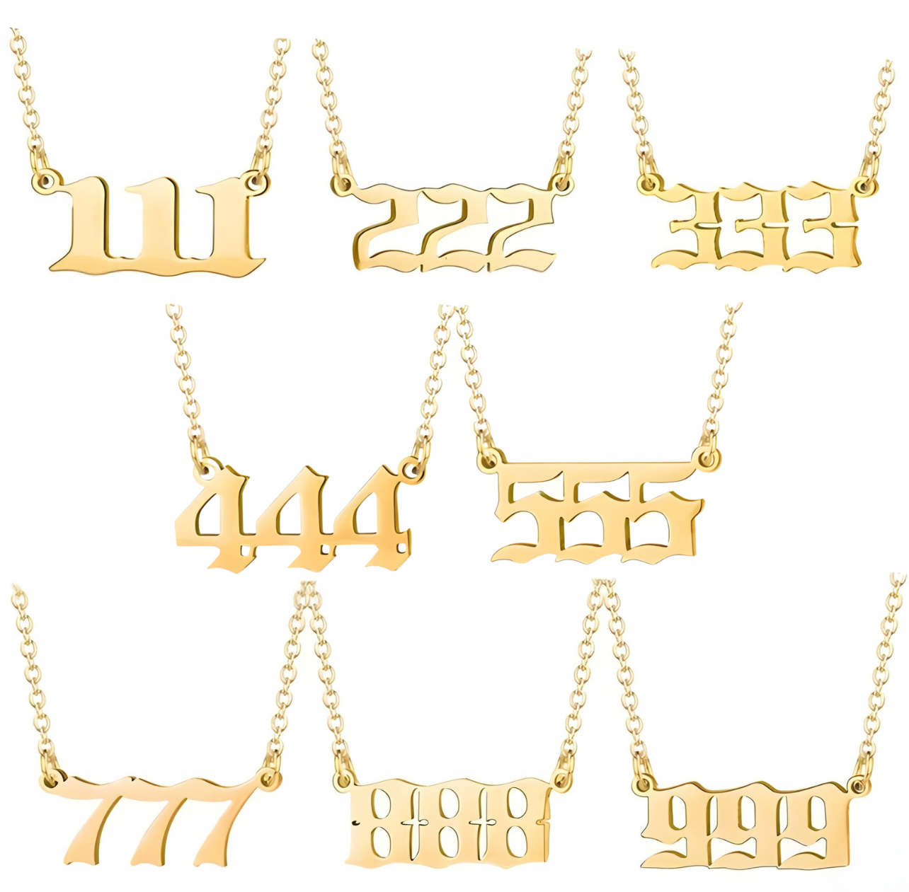 Angel Number Necklace