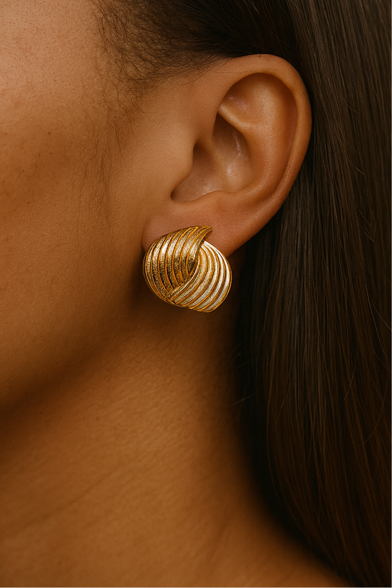 Geometric Gold Earrings