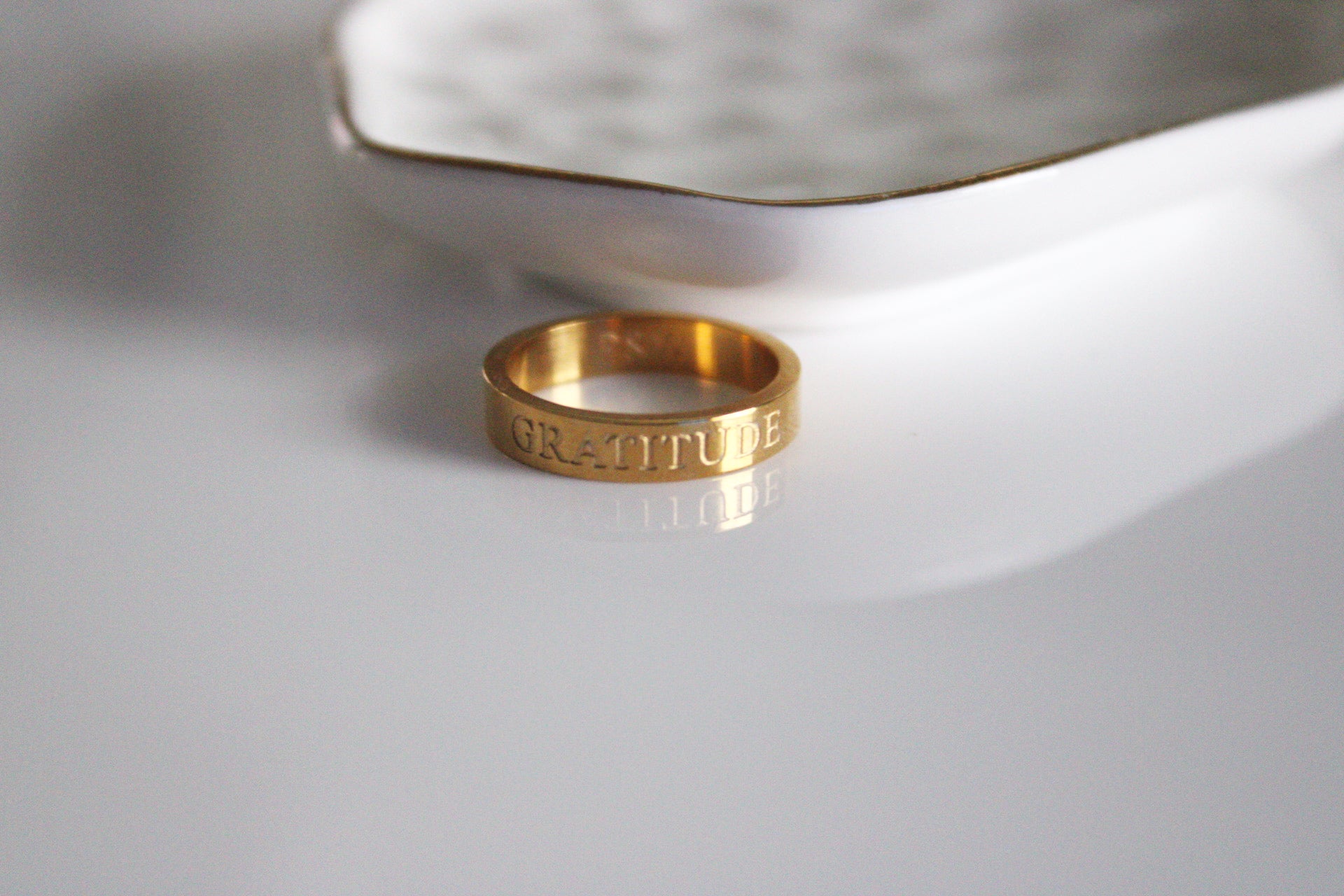 Gratitude Ring | Gold
