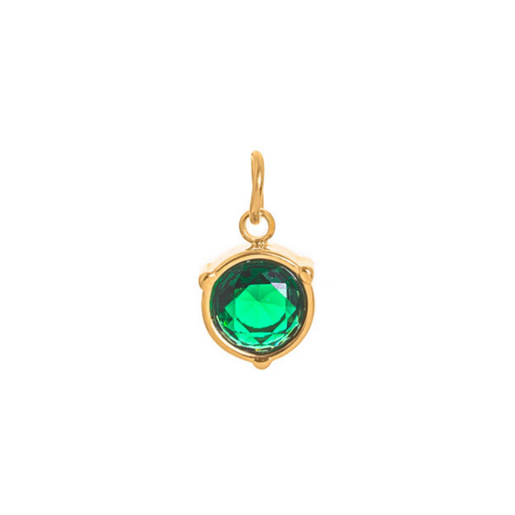 Birthstone Necklace | Classic Round Pendant