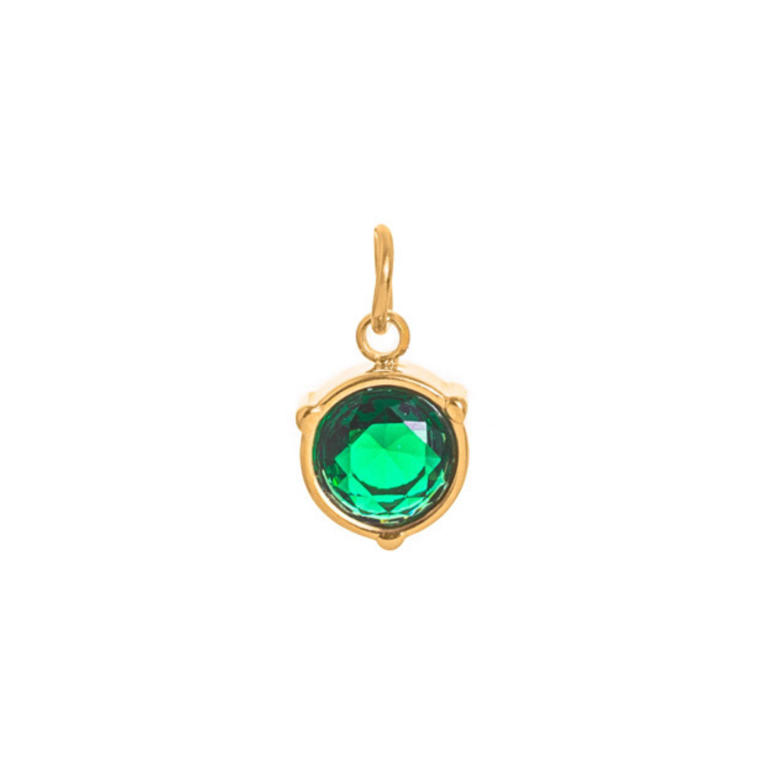 Birthstone Necklace | Classic Round Pendant