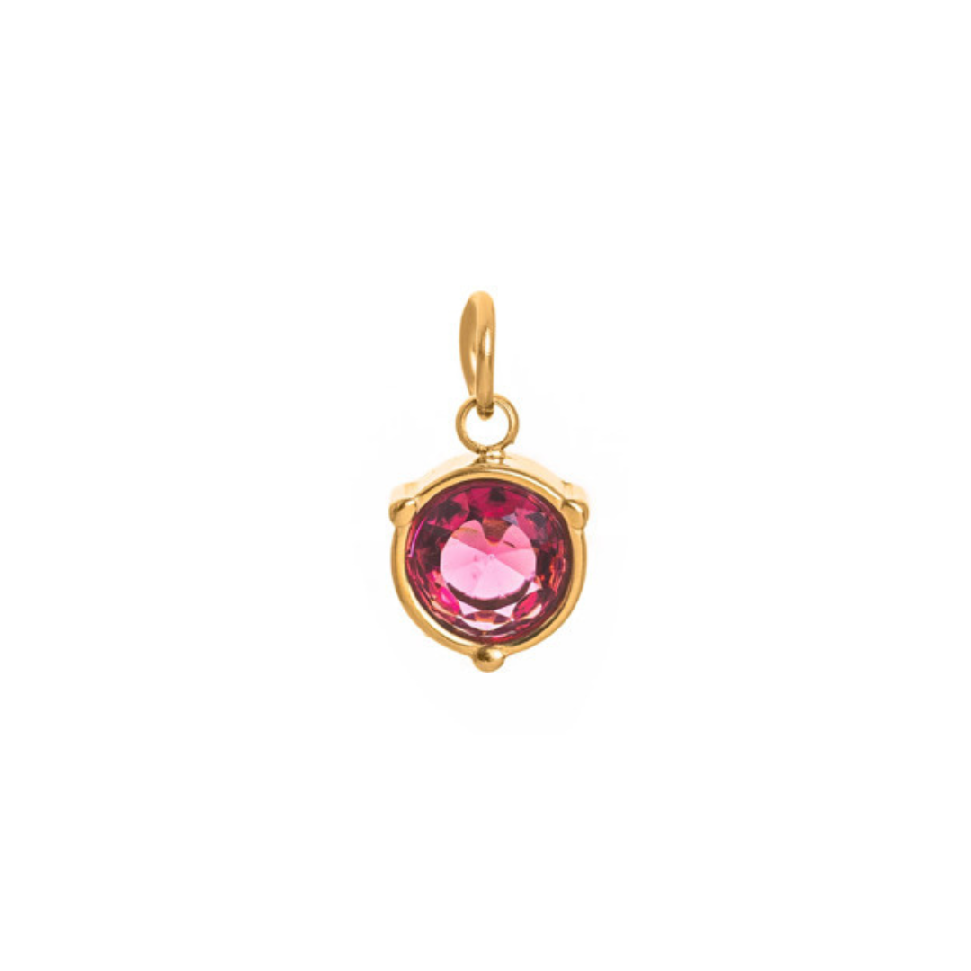 Birthstone Necklace | Classic Round Pendant