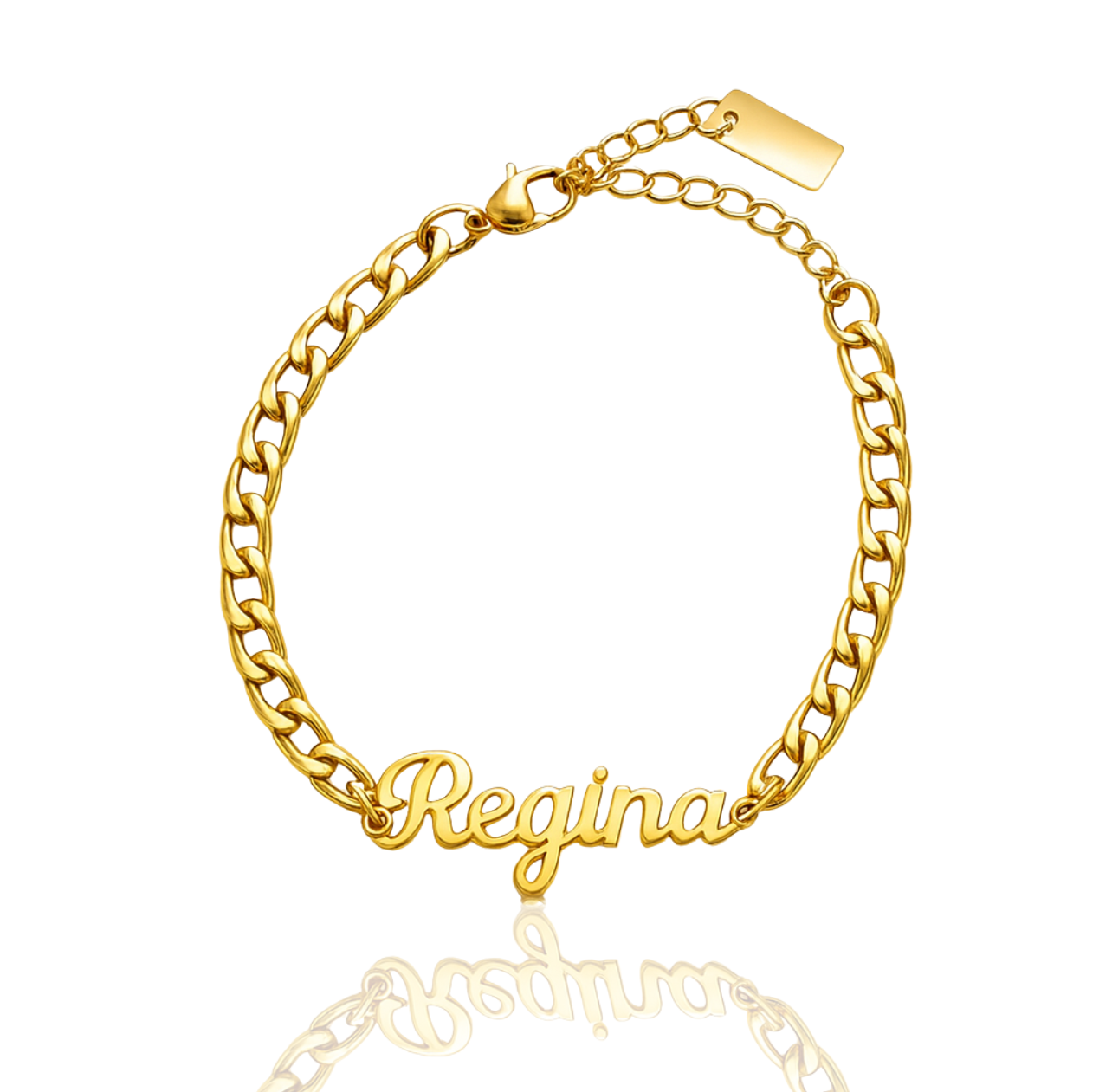 Cuban Link Name Bracelet