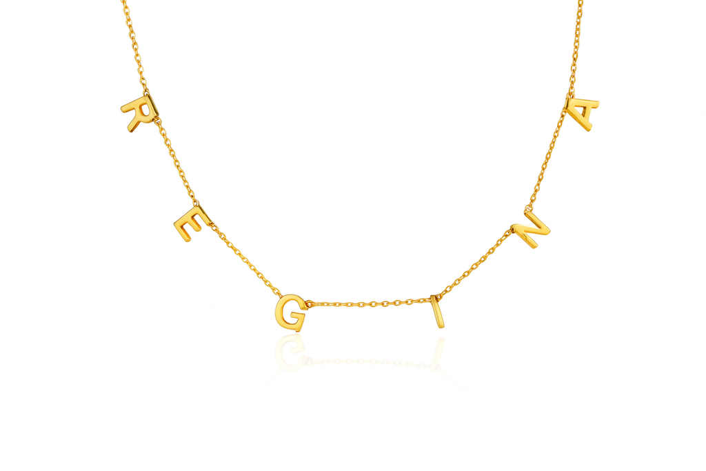 Spaces Initial Necklace