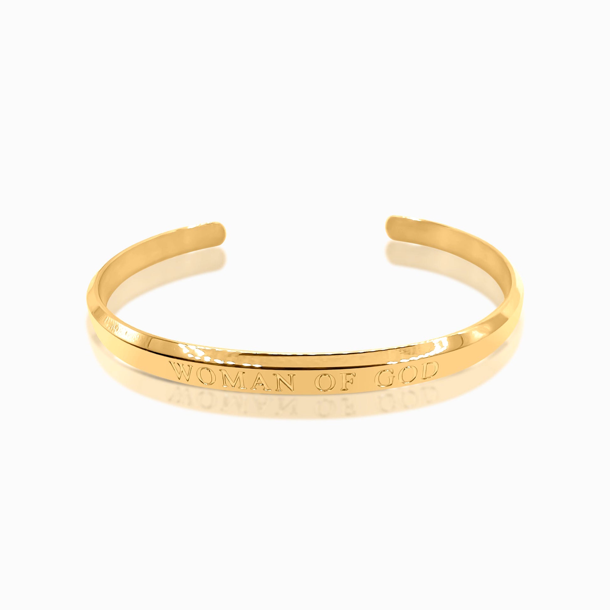 Woman of God Bangle | Gold