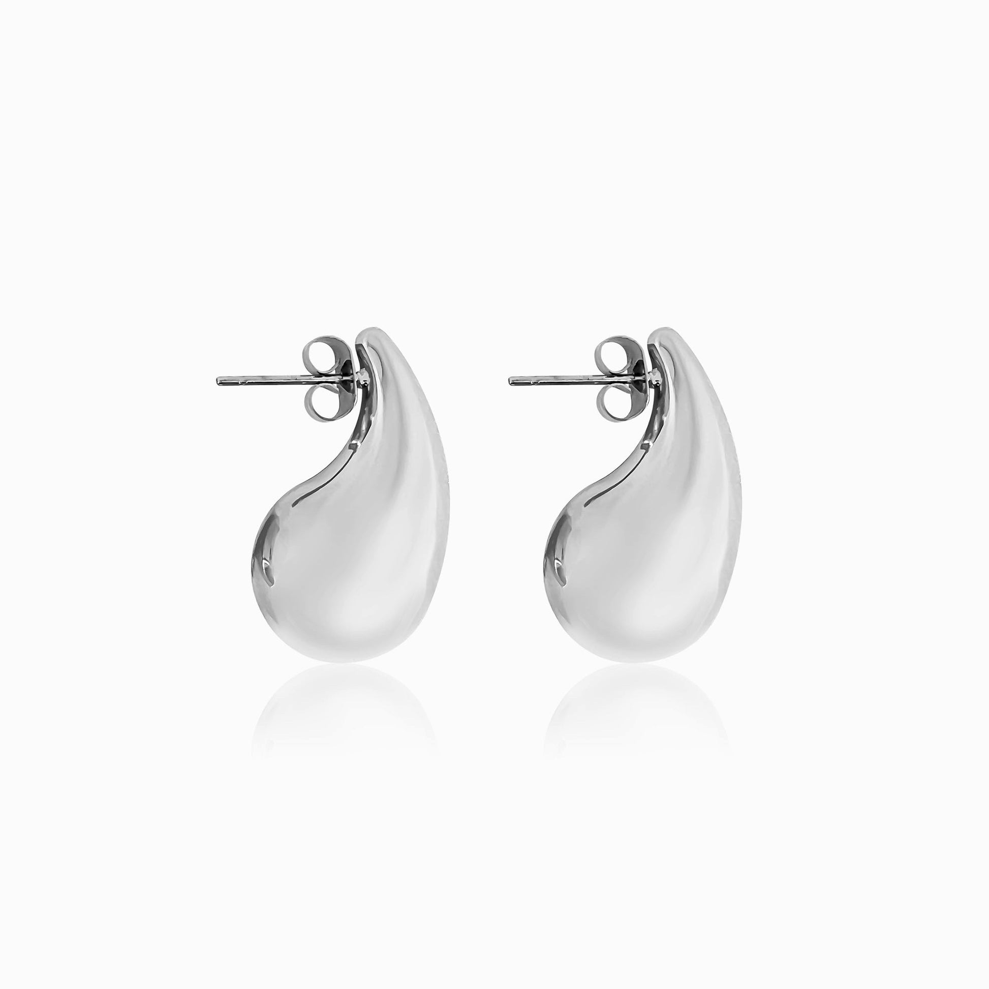 Mini Drop Earrings | Silver