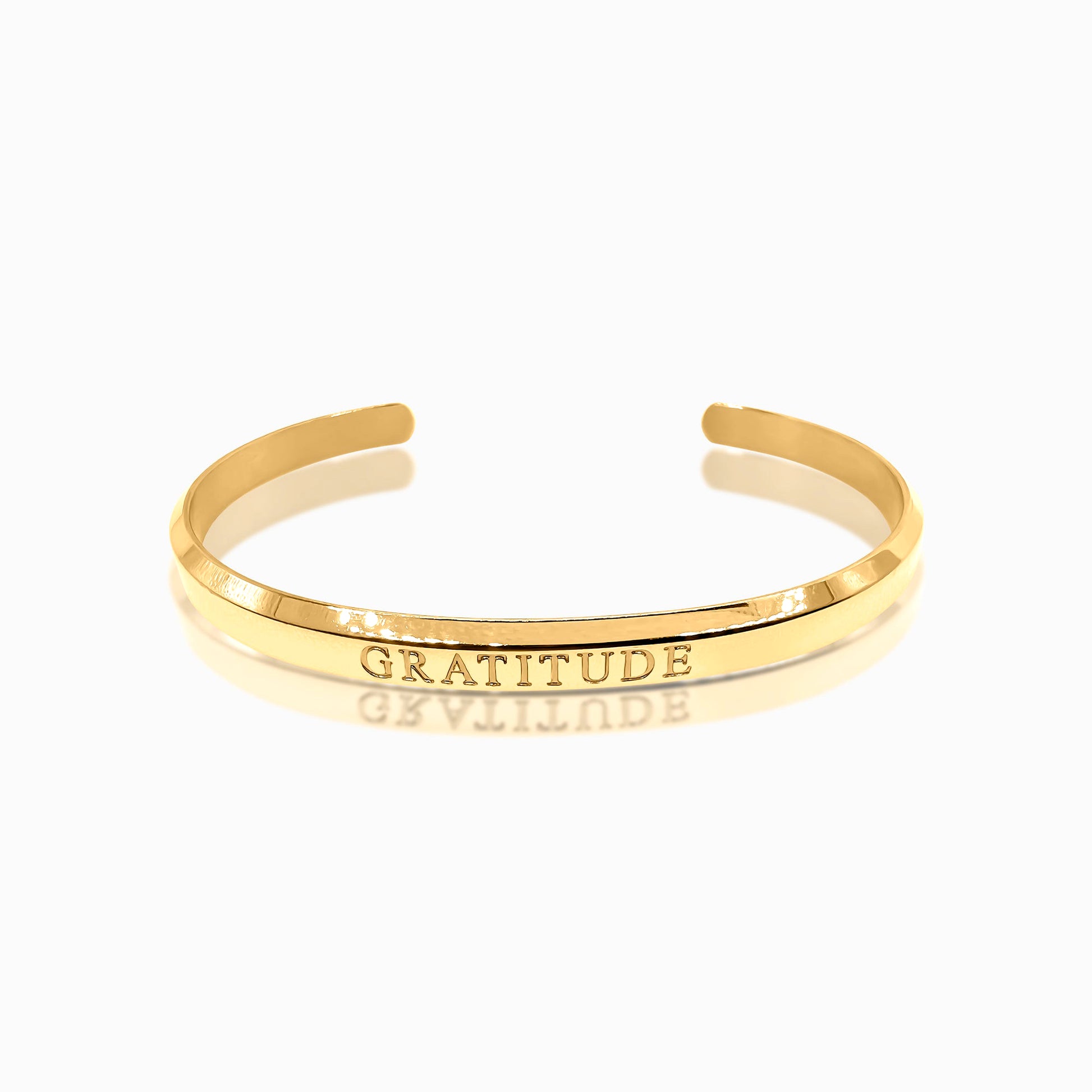 Gratitude Bangle | Gold