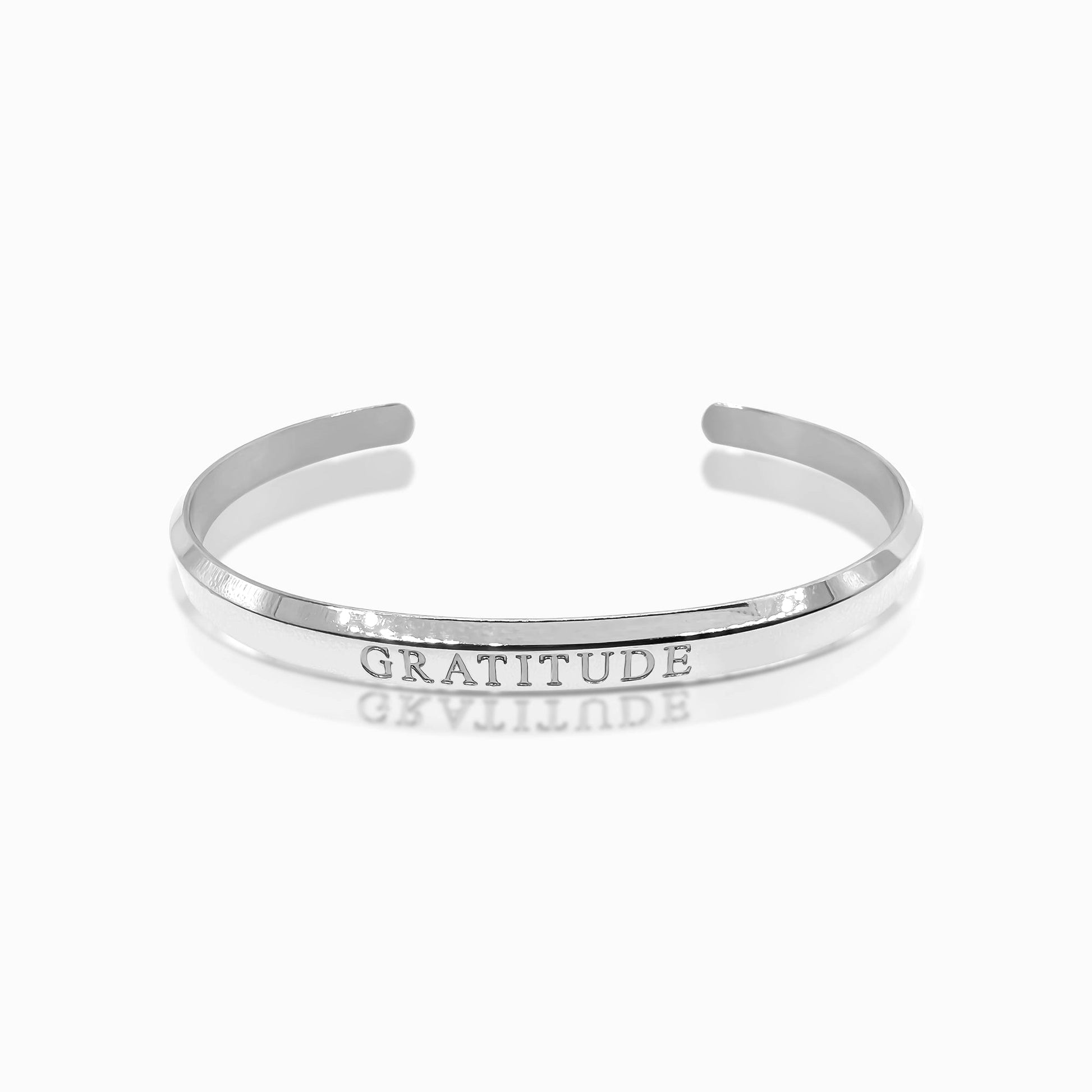 Gratitude Bangle | Silver