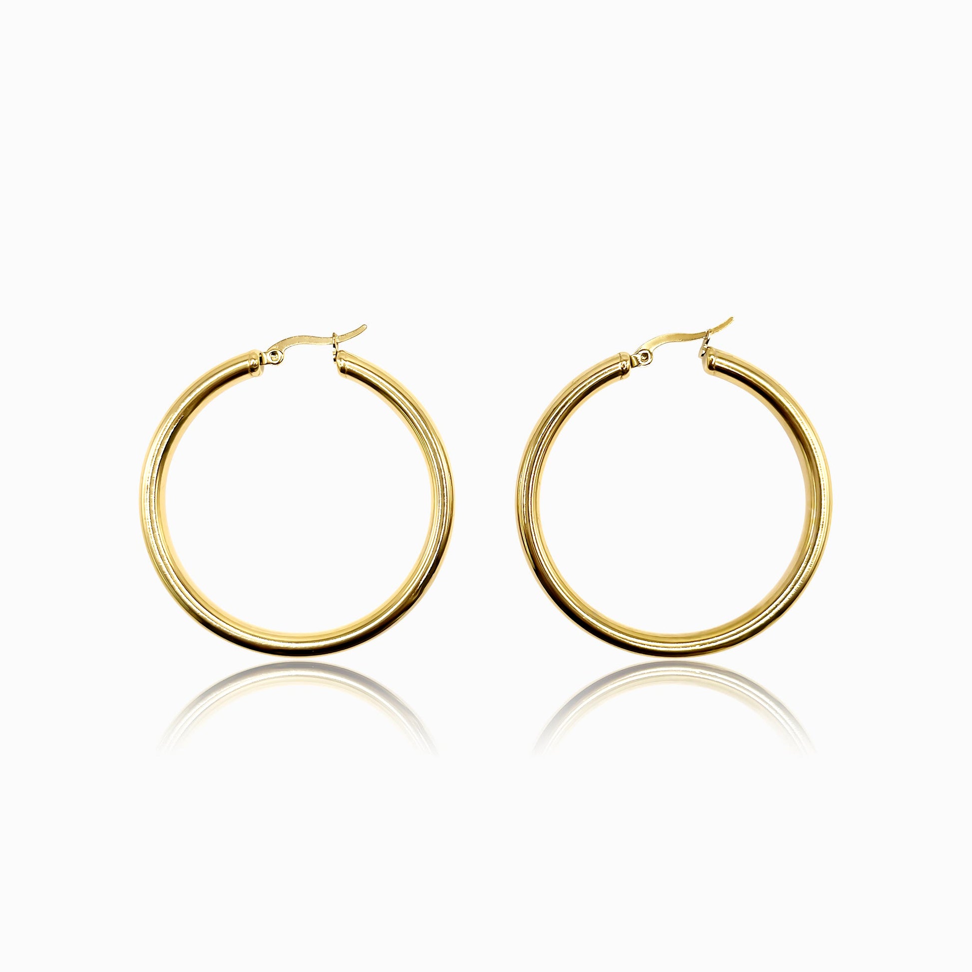 Laine Hoop Earrings | Gold