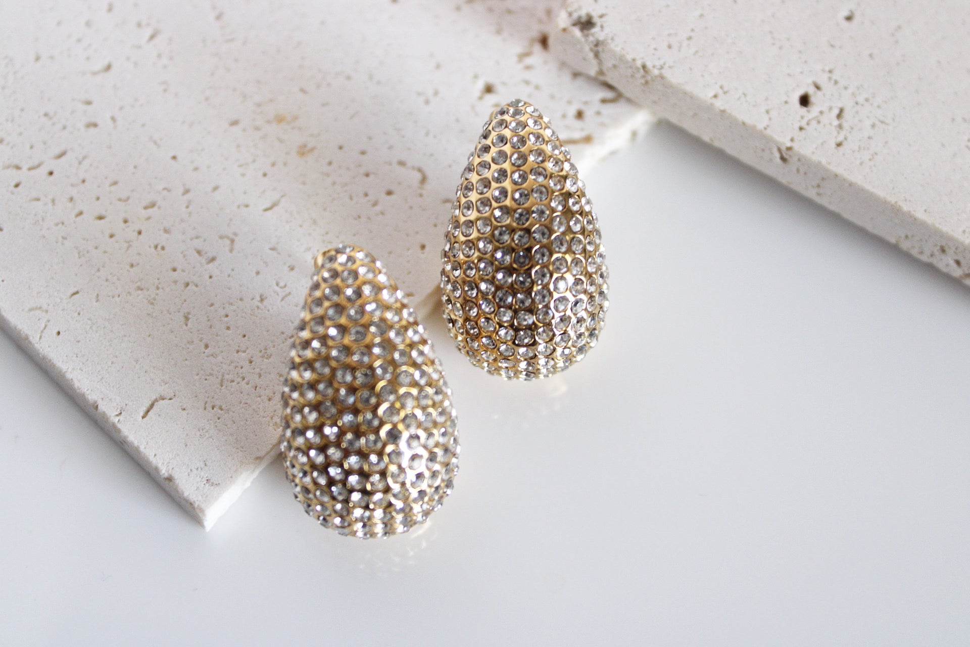 Glimmer Tear Drop Earrings