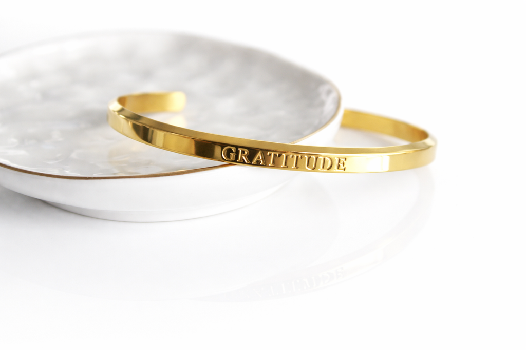 Gratitude Bangle | Gold