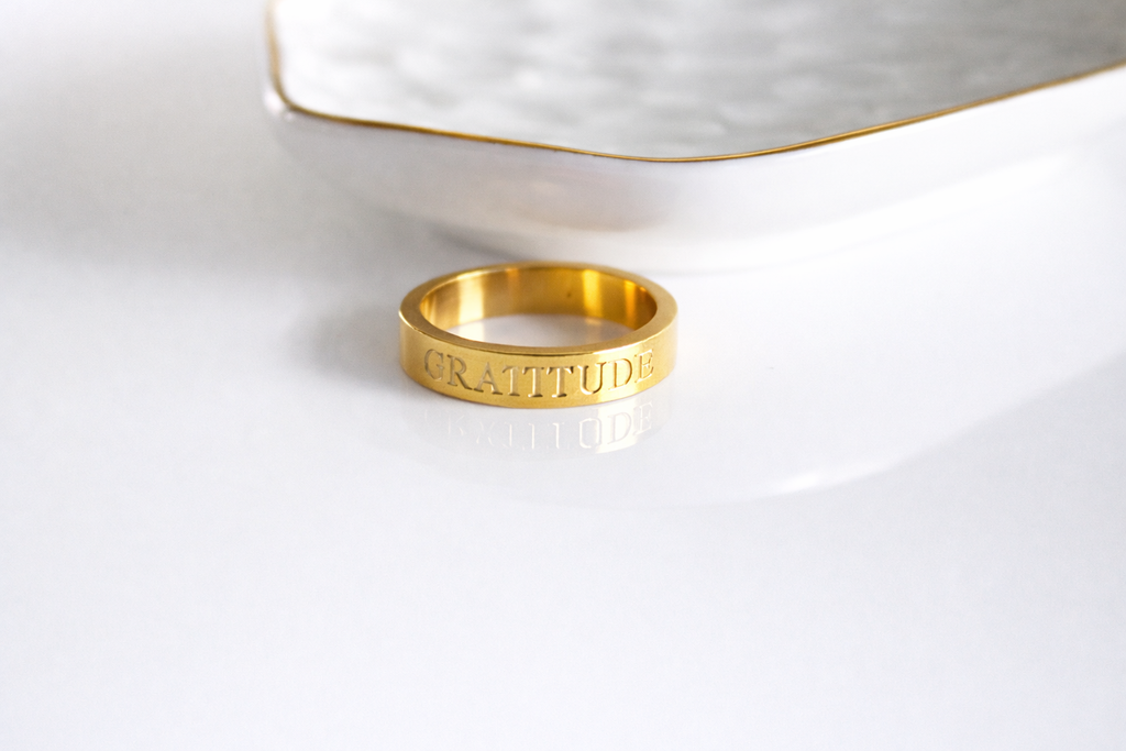 Gratitude Ring | Gold