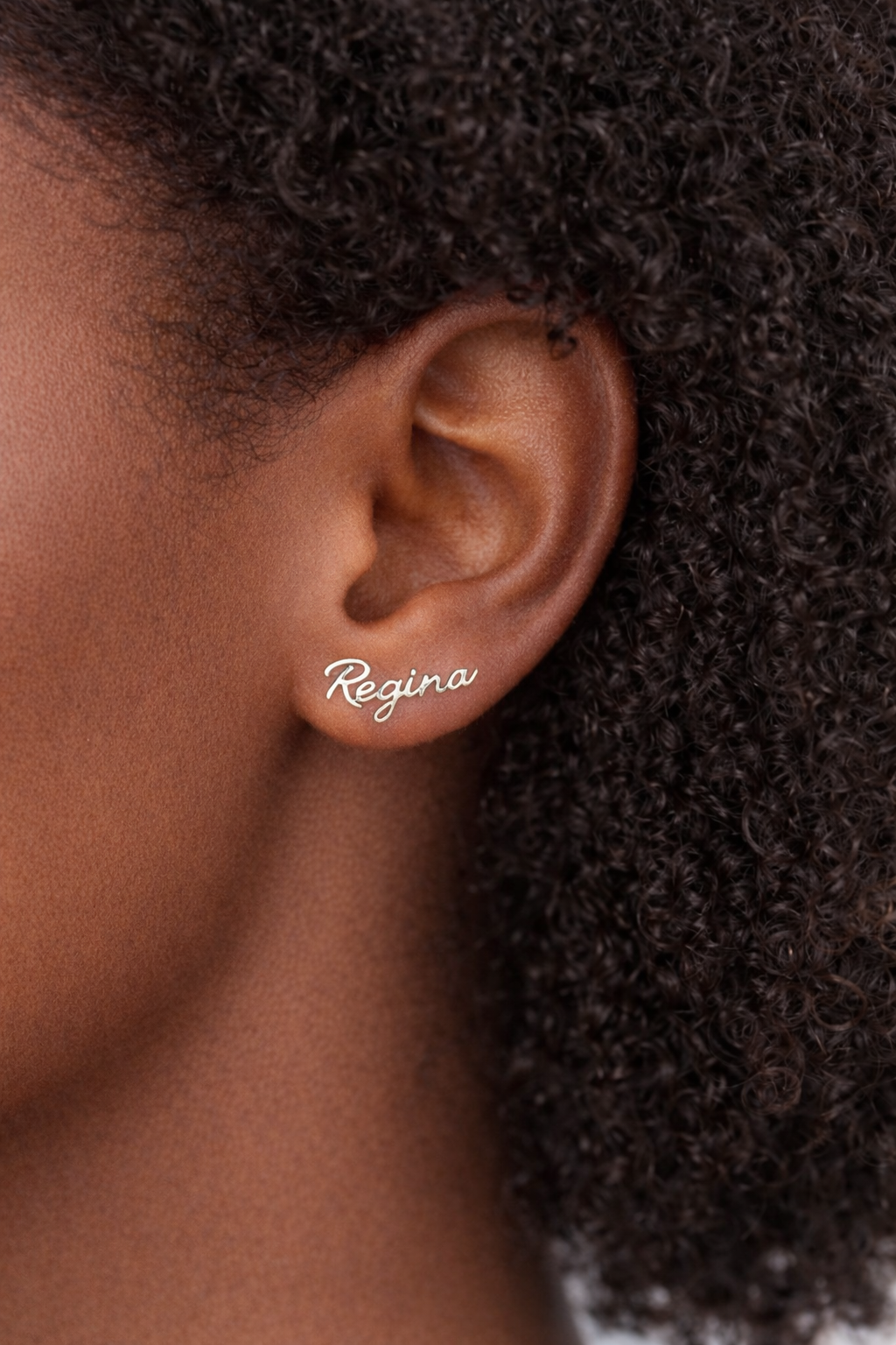 Custom Script Earrings