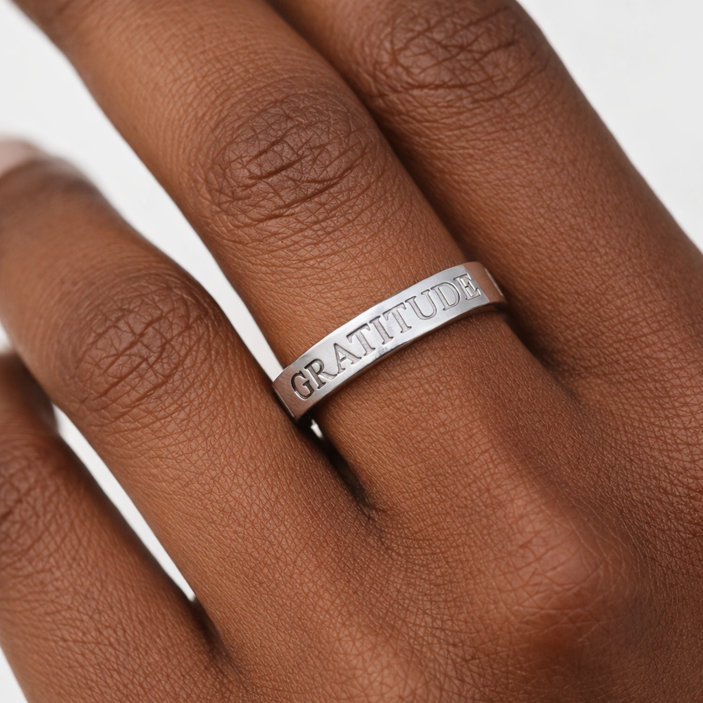 Gratitude Ring | Silver