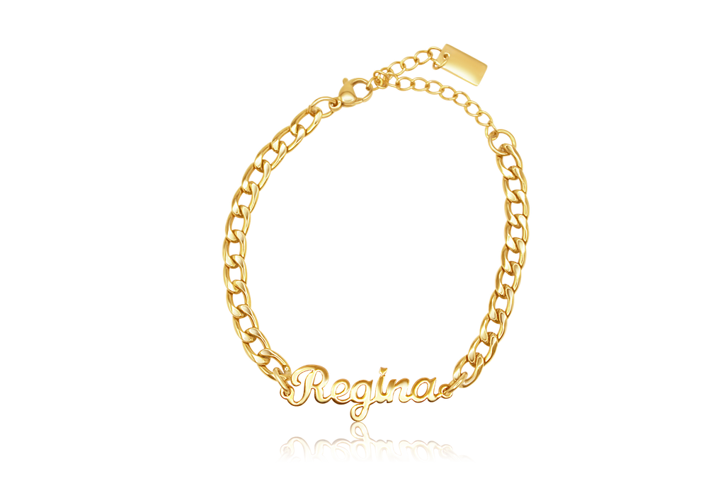 Cuban Link Name Bracelet