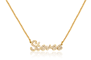Bradshaw Signature Name Necklace
