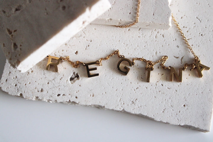 Spaces Initial Necklace