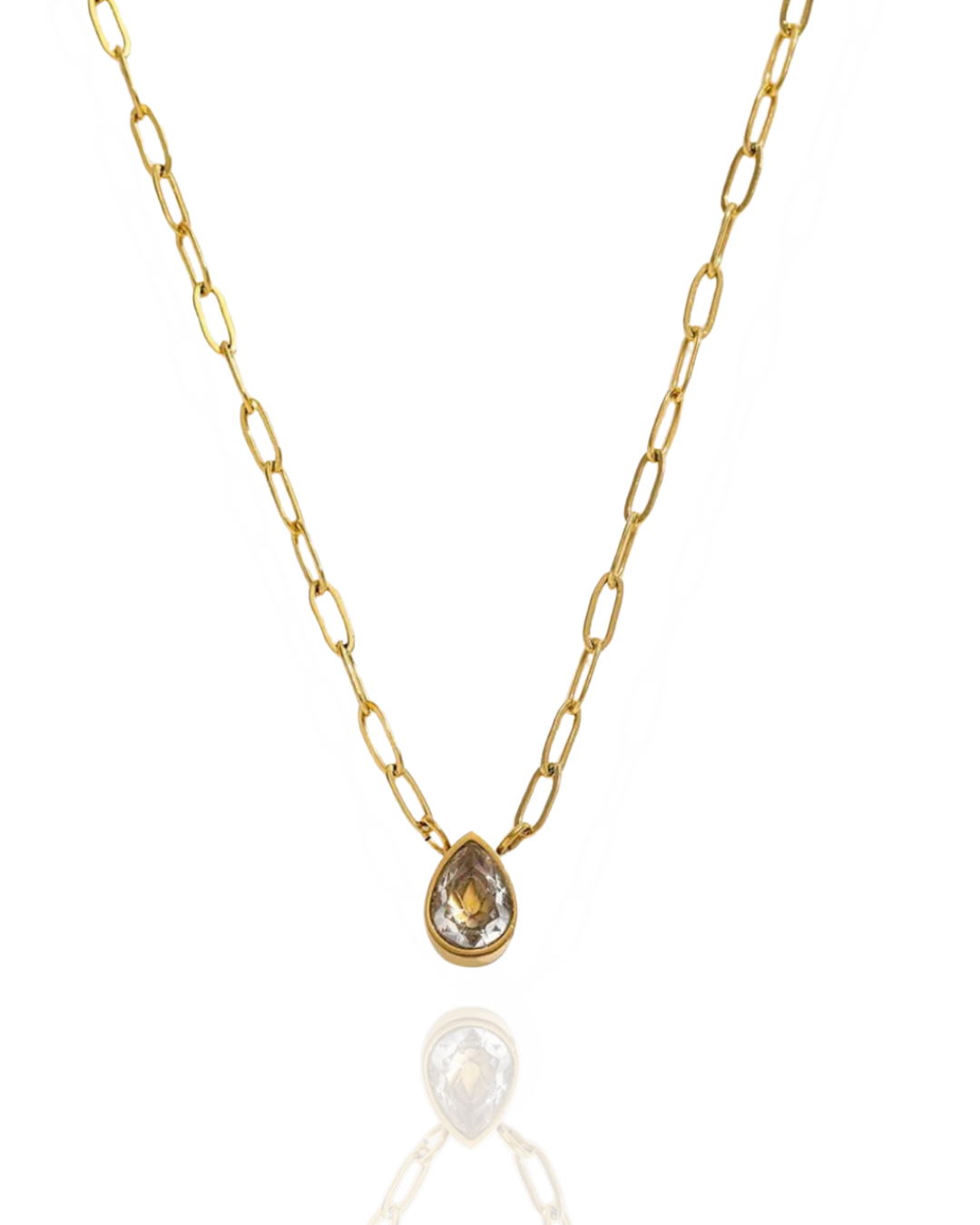 Teardrop Link Necklace