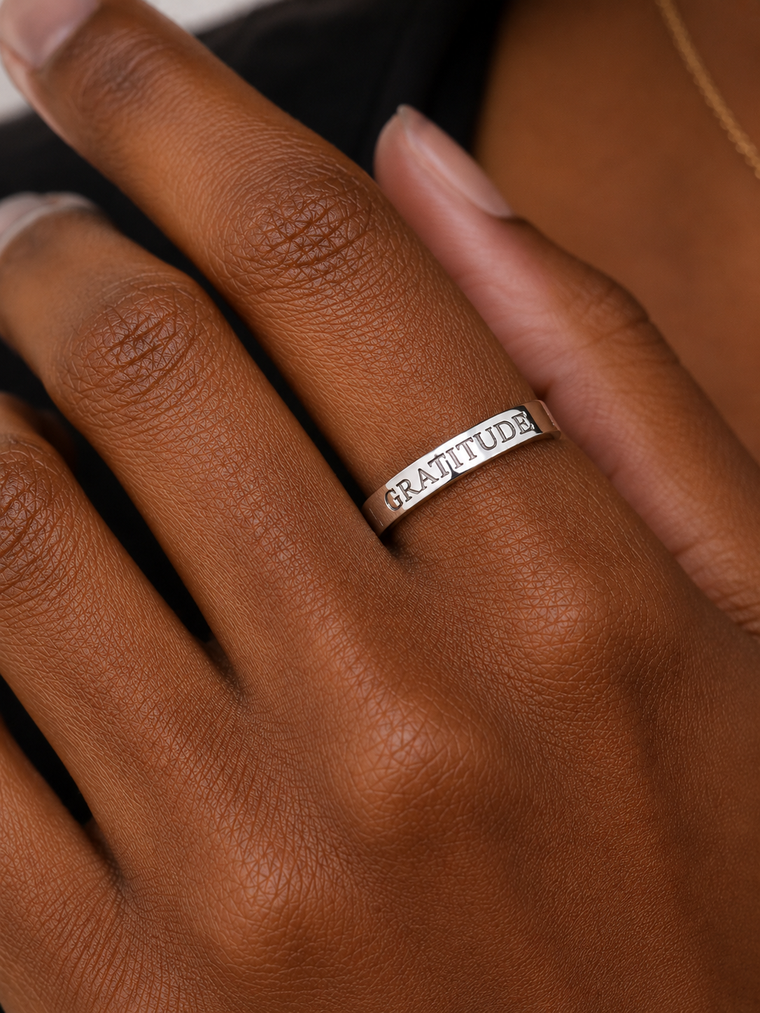 Gratitude Ring | Silver