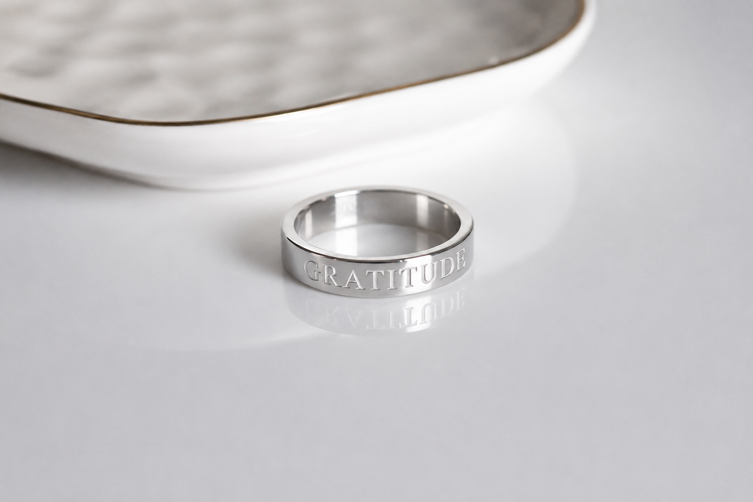 Gratitude Ring | Silver